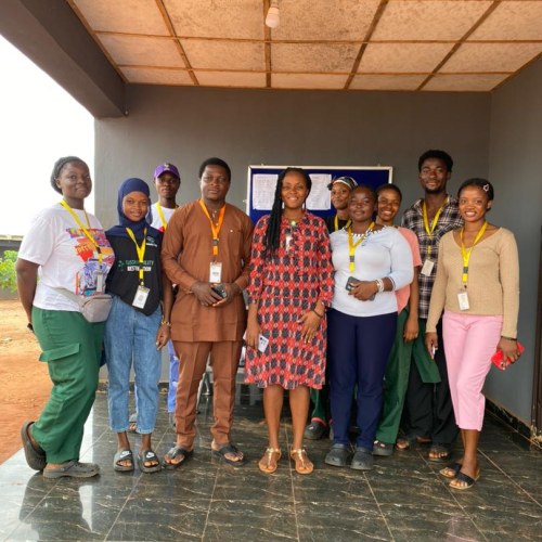Siwes supervision of Students at Soilless Farm lab...Ogun state